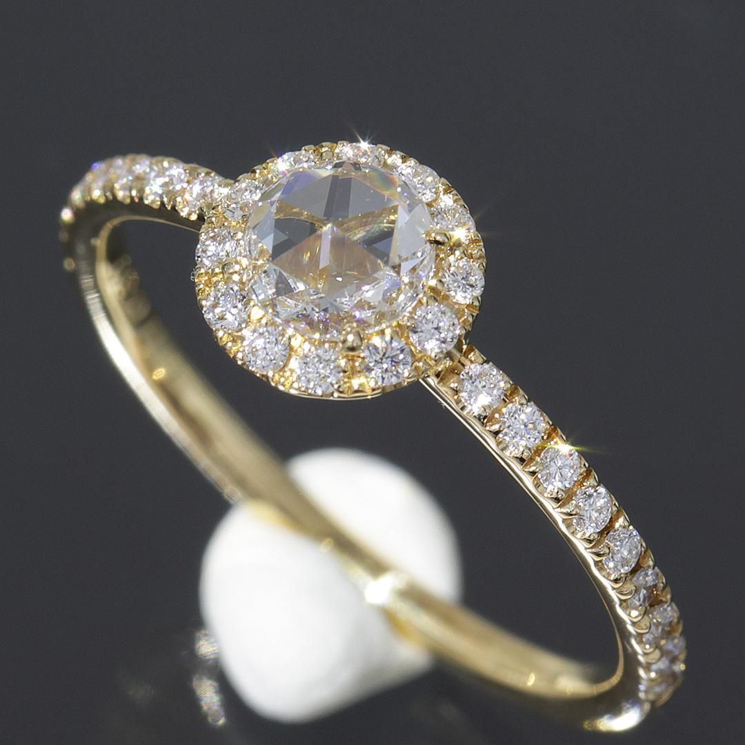 アーカー AHKAH ヴィヴィアンローズ リング ダイヤ0.3ct Au750YG 指輪 