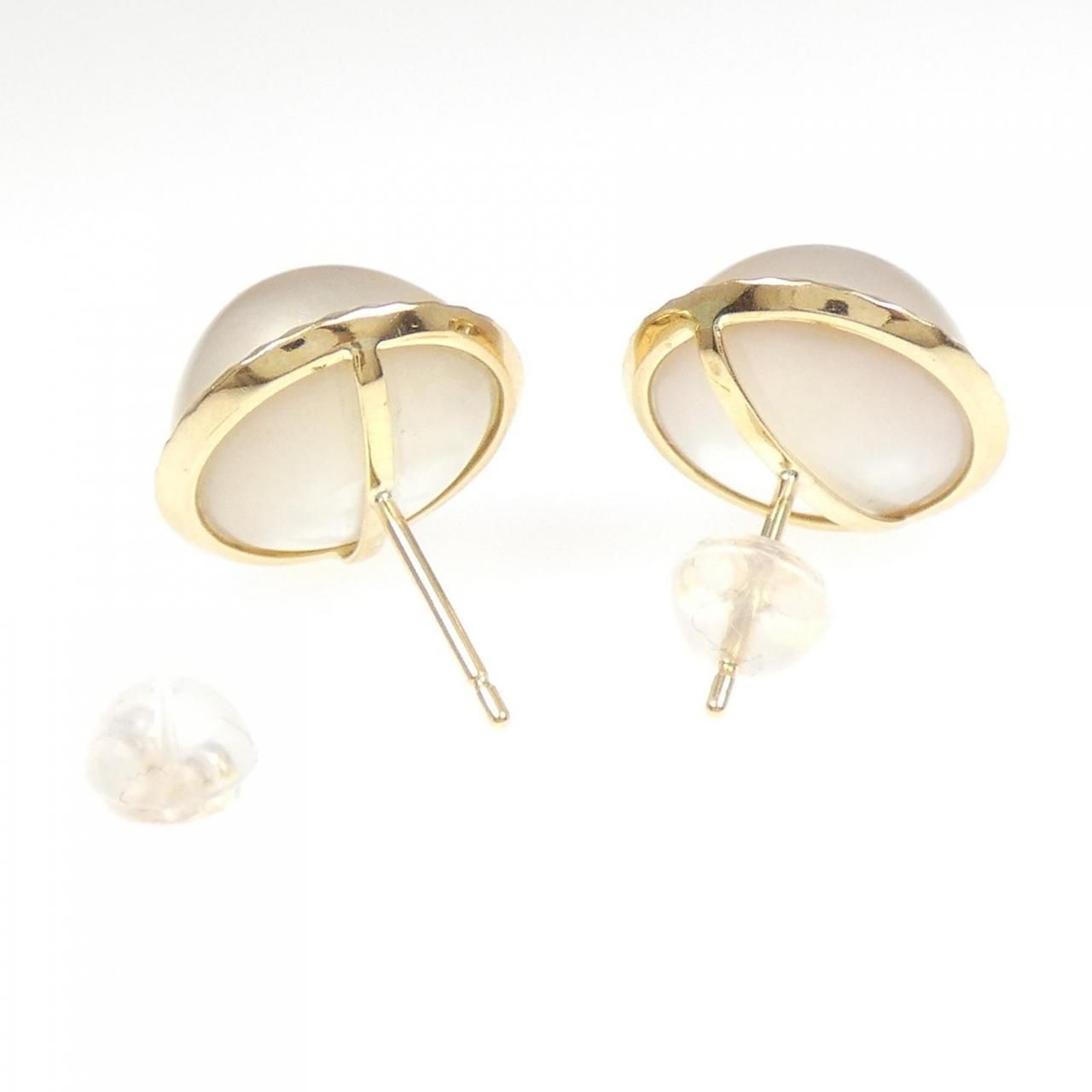 K18YG マベパール ピアス 11.5mm - メルカリ 