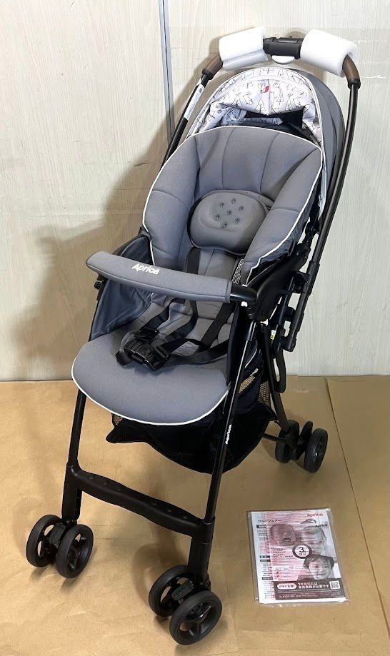 アップリカ カルーンエアーメッシュ AC AB グレー AB型ベビーカー 両