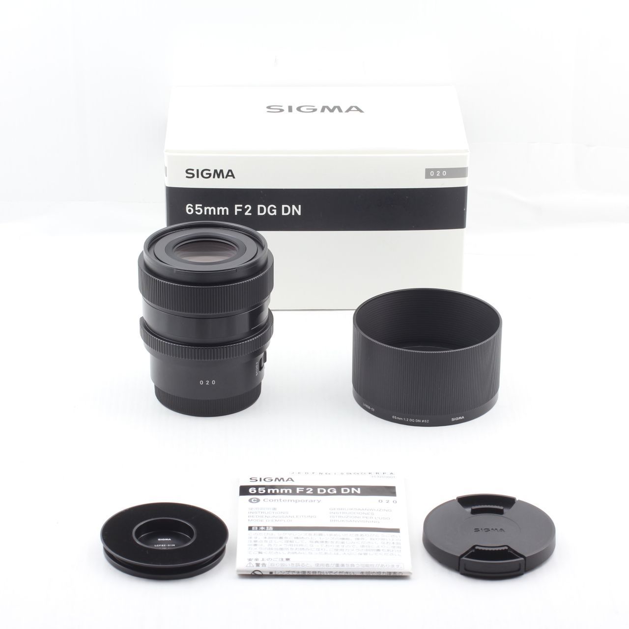 元箱付き■ほぼ新品■ SIGMA65mm F2 DG DN Eマウント 元箱付き□ほぼ新品□ SIGMA シグマ 単焦点レンズ65mm F2 DG DN