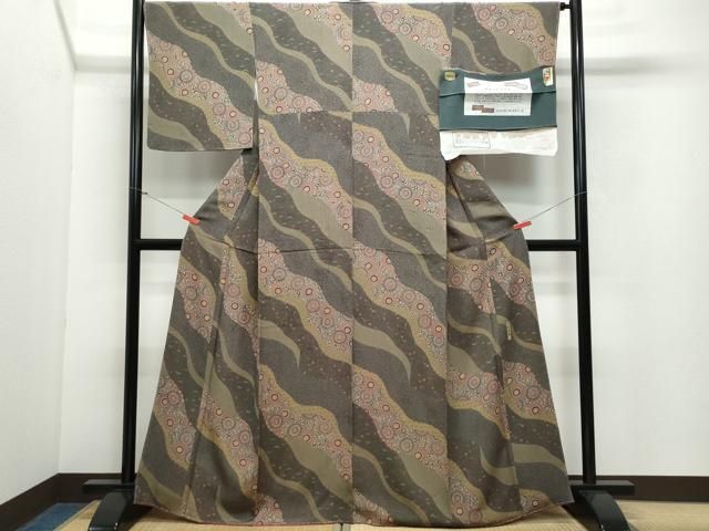 平和屋着物○重要無形文化財・伊勢手彫型本染・細合