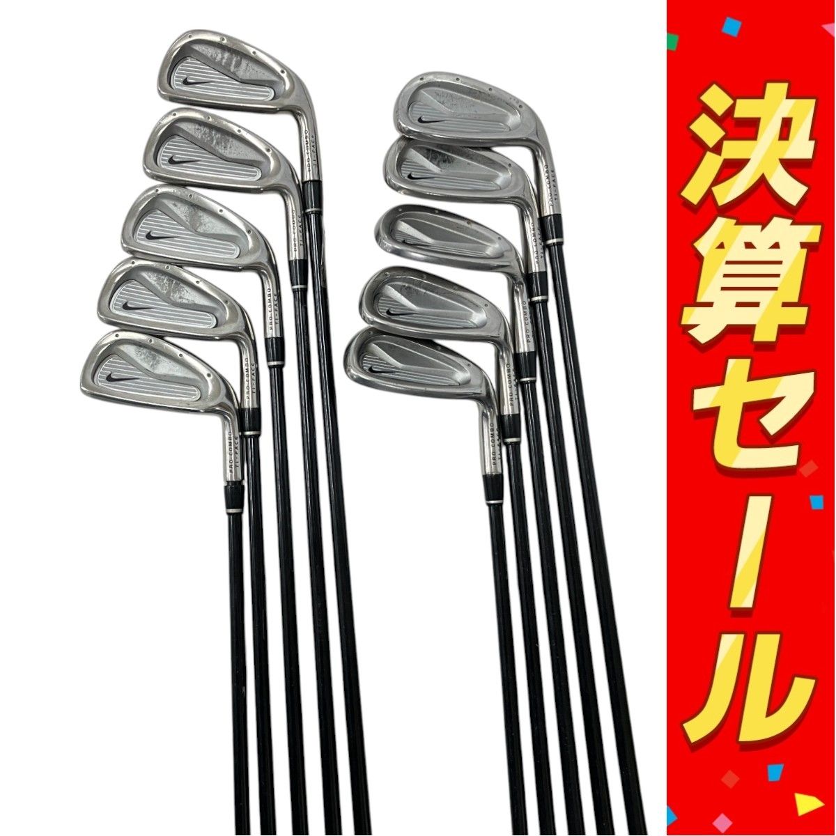 名器_希少】ナイキ PRO COMBO TI-FACE アイアン8本セット - メルカリ