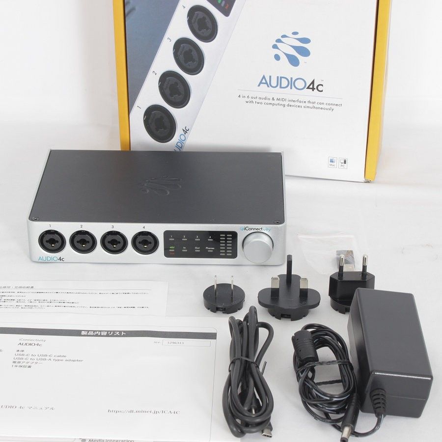美品】iConnectivity AUDIO4C オーディオインターフェイス アイ 