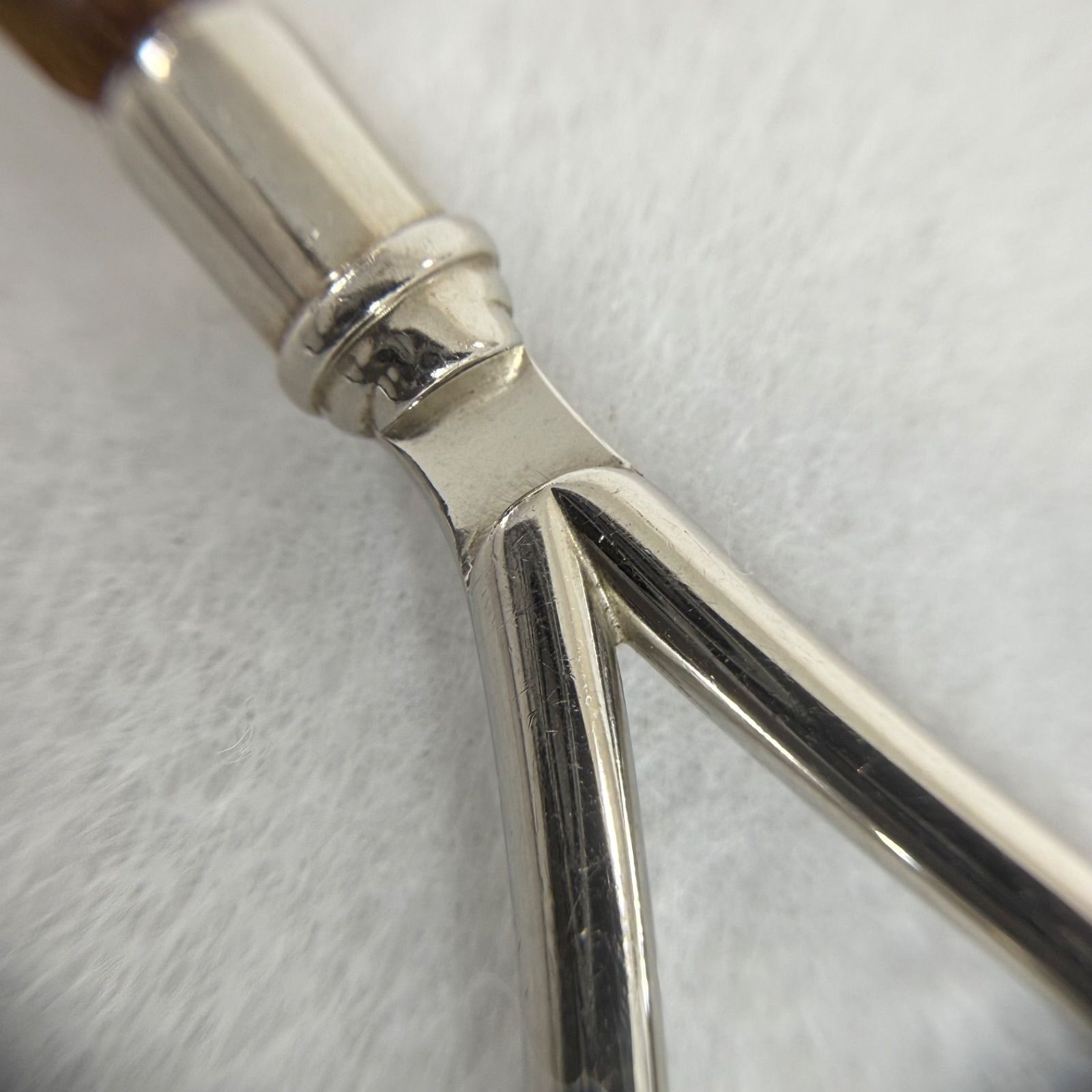 HERMES エルメス アタメ ブレスレット レザー 本革 シルバー金具