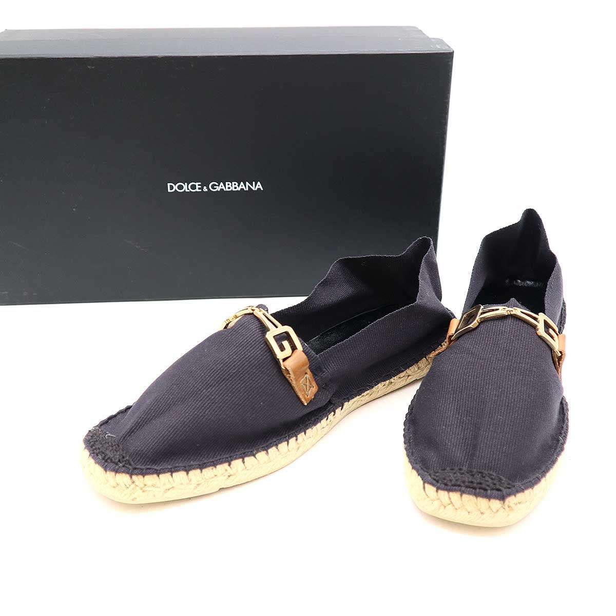 Dolce＆Gabbana】エスパドリーユ フラットシューズ - 靴・ブーツ・サンダル