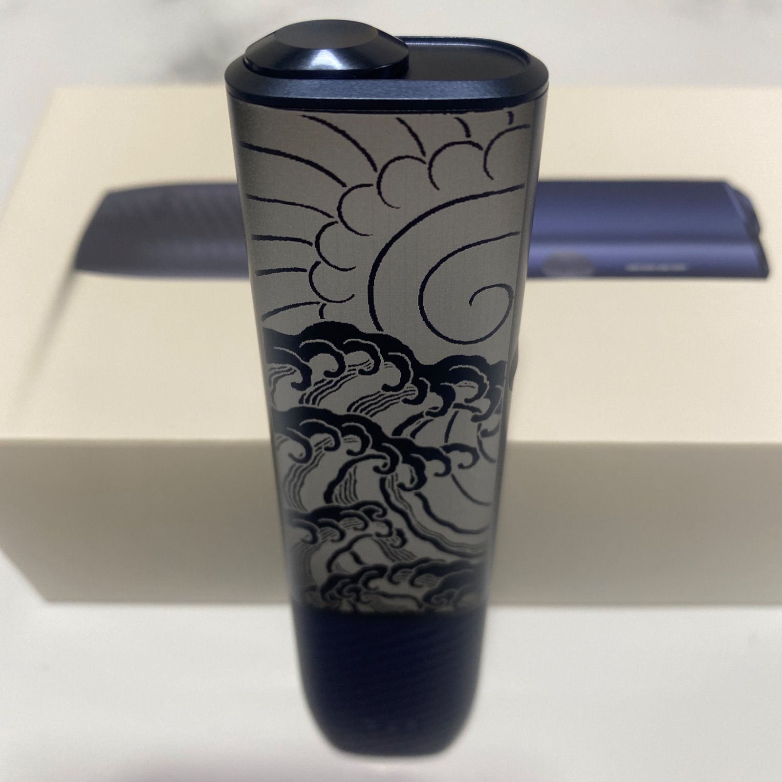 波 和柄 両面 加工 iQOS ILUMA i ONE アイコス イルマ i ワン 