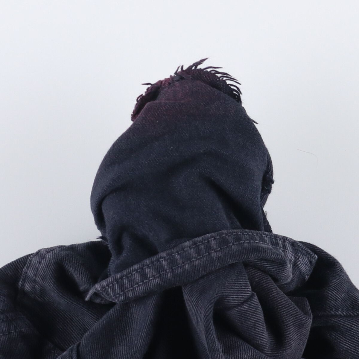 ブラックデニム ストレートデニムパンツ