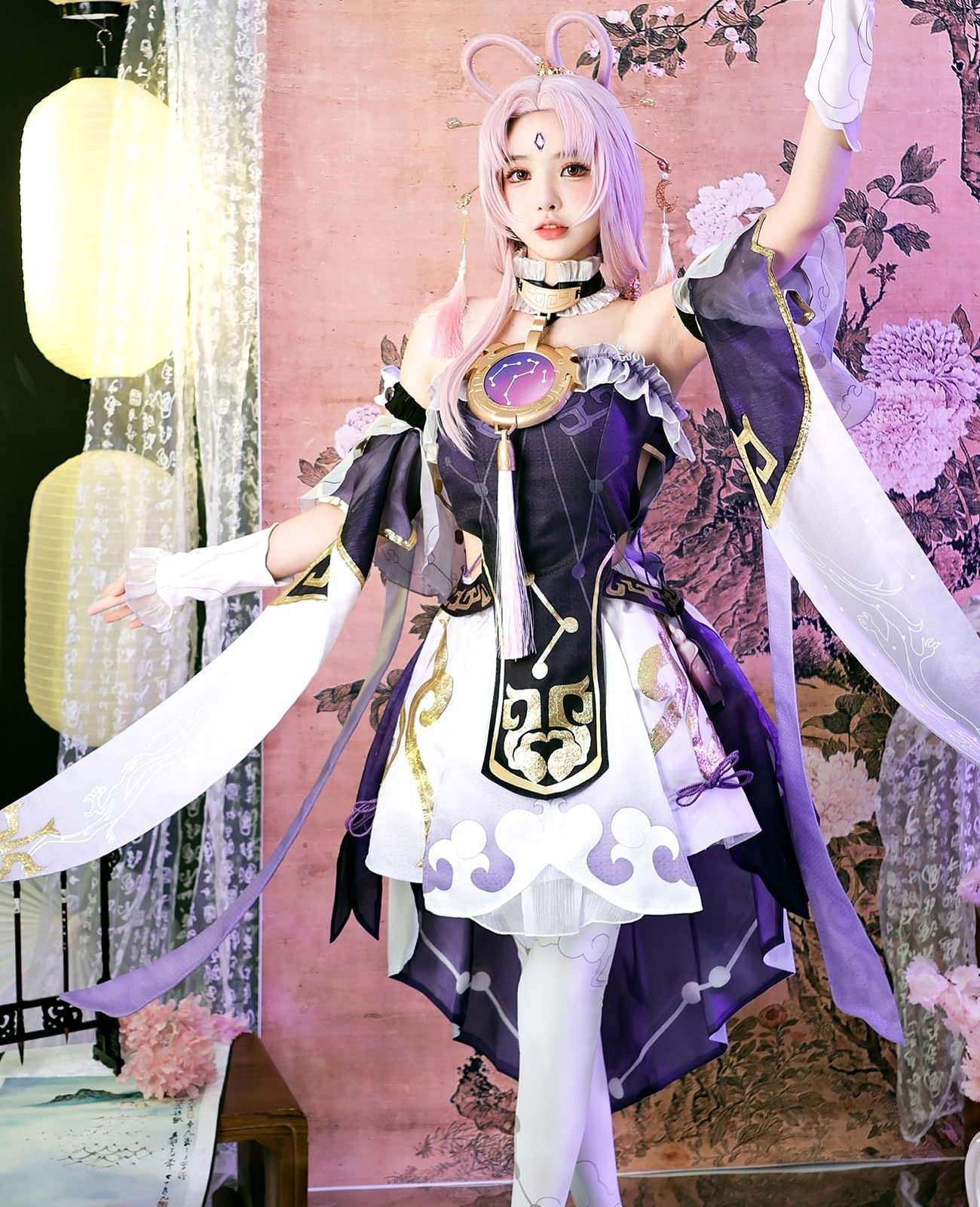 崩壊スターレイル 符玄 コスプレ ウィッグ付き 符玄 コスプレ