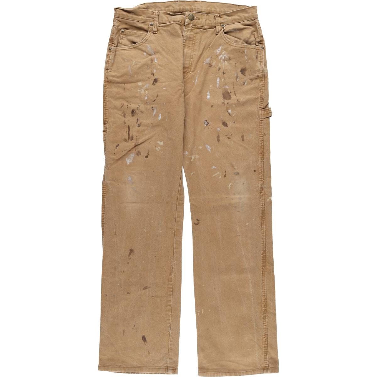 古着 ディッキーズ Dickies ペイント ダックペインターパンツ メンズw34相当|eaa541366