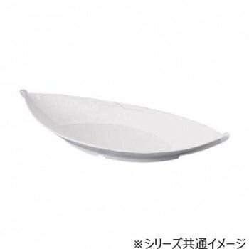 福井クラフト 62cm葉舟盛鉢 ホワイト 51361440