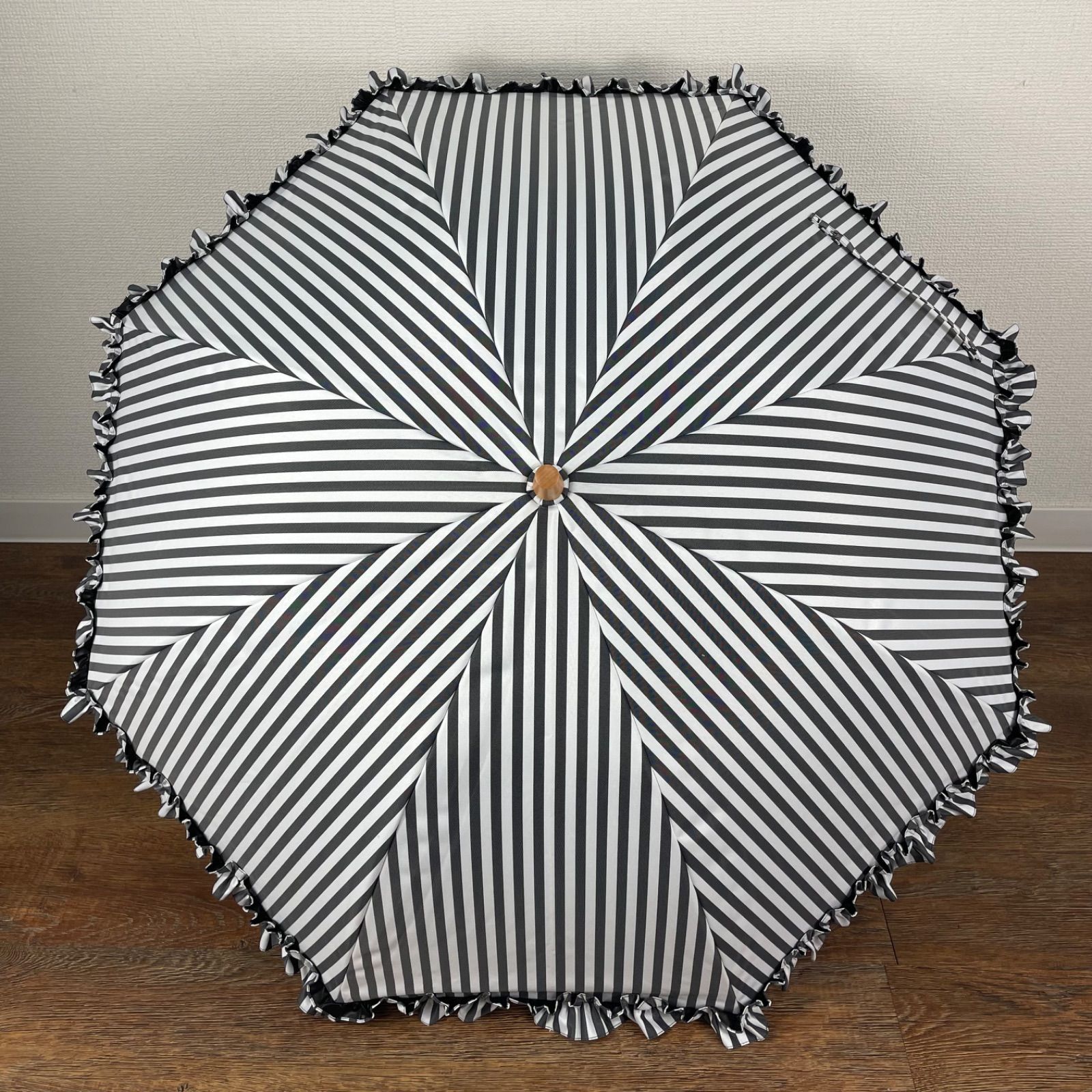 サンバリア100 長傘S ストライプ LINE ファッション サンバリア100 長