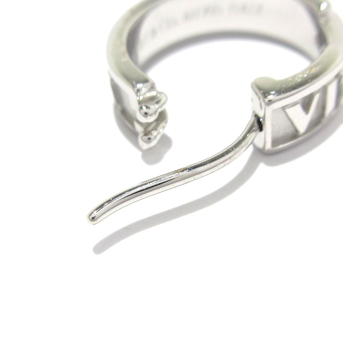 TIFFANY-Co. ティファニー ピアス アトラス K18WG×ダイヤモンド ピアス 片側 3Pダイヤ WWW_SHINETEETH_COM