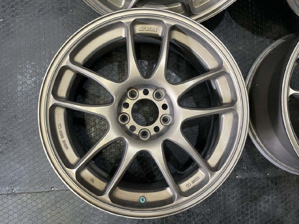 WORK EMOTION KAI/N ワーク エモーション 社外ホイール 18インチ 4本 7.5J5HPCD114.3+48　(VHE396) クレジットカード QR決済可能 WORK EMOTION KAI/N ワーク エモーション 社外ホイール 18インチ 4本
