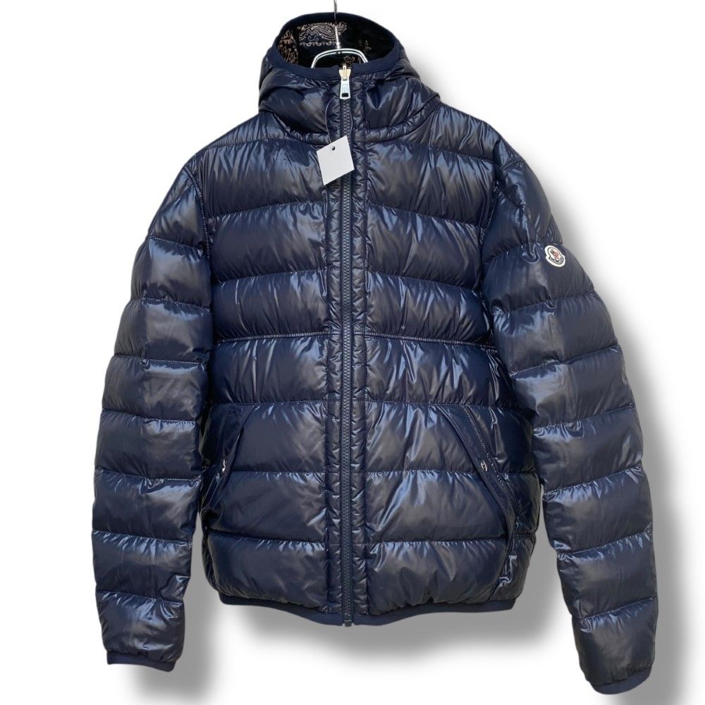 MONCLER FREVILLEペイズリーダウンジャケット MONCLER FREVILLE GIUBBOTTO ロゴワッペン ペイズリー リバーシブル