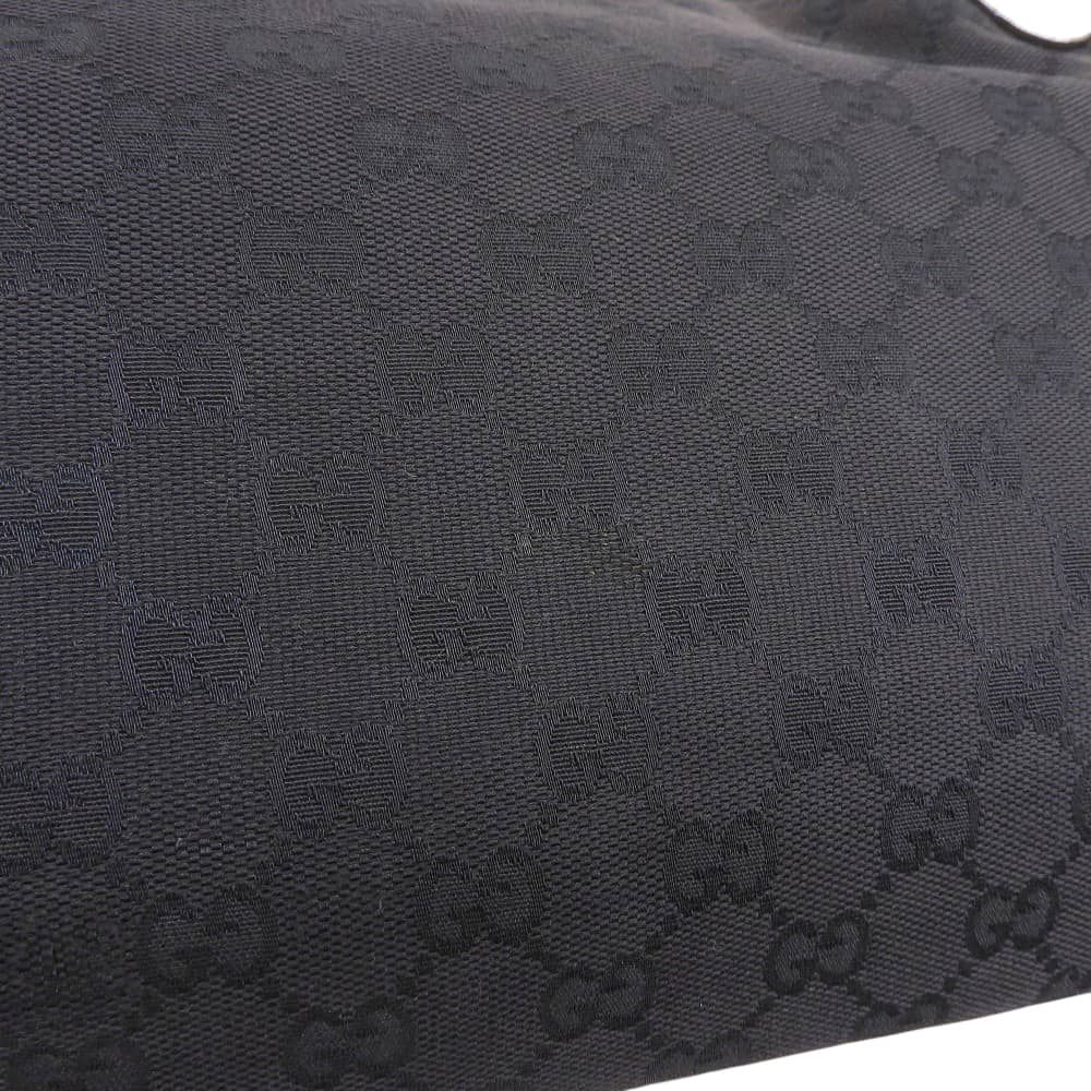 【本物保証】 布袋付 グッチ GUCCI GGキャンバス ロゴ ショルダーバッグ 121023 1669 キャンバス×レザー ブラック 本物保証】 布袋付 グッチ GUCCI GGキャンバス ロゴ ショルダーバッグ