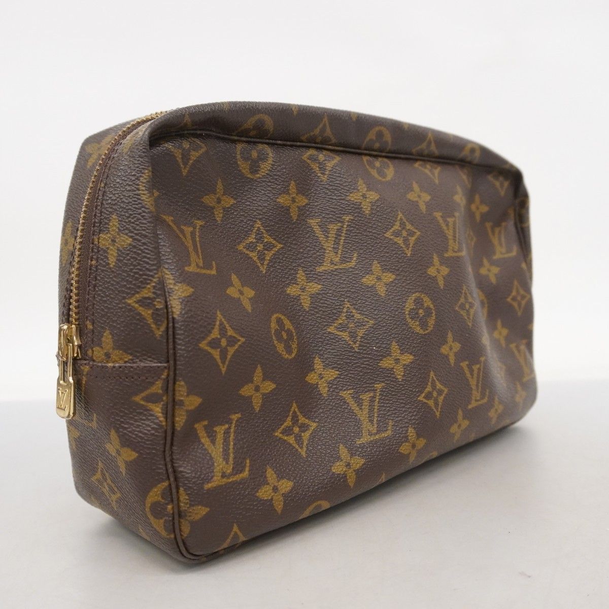 5mb1558-h ルイヴィトン ポーチ モノグラム トゥルーストワレット28 M47522 ブラウン レディース