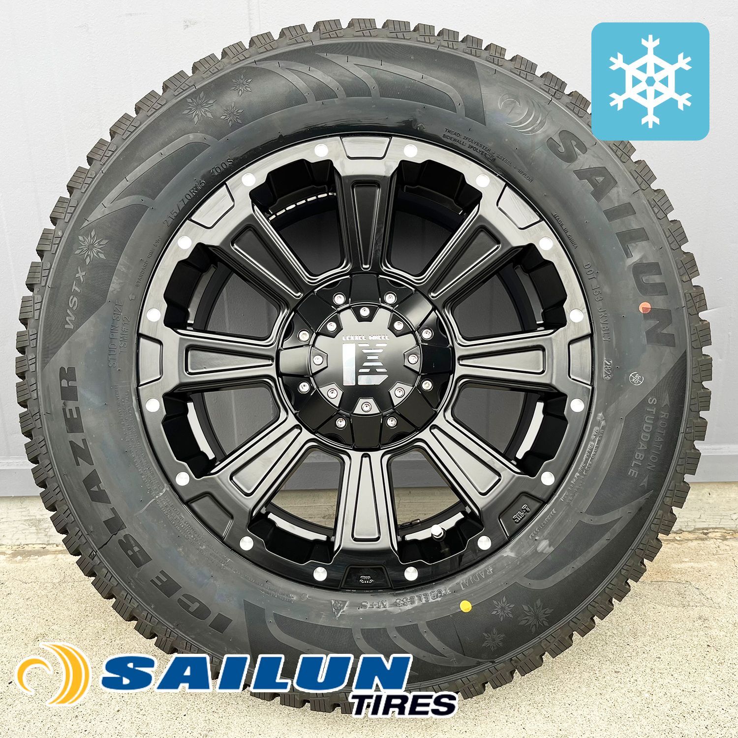 スタッドレスタイヤ・ホイール 225/65R17 17インチ ちっちゃく