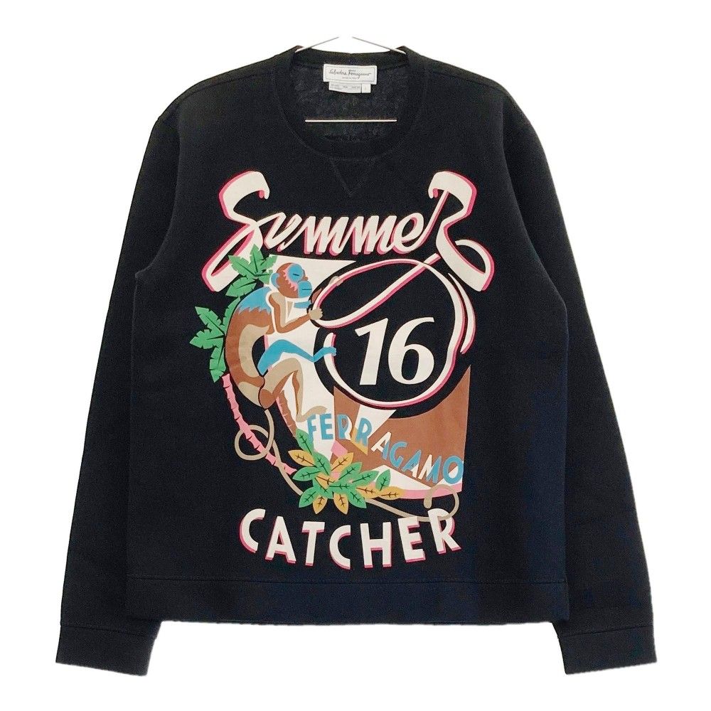Salvatore Ferragamo サルヴァトーレ フェラガモ  スウェット  ブラック系 L [240101327334] メンズ