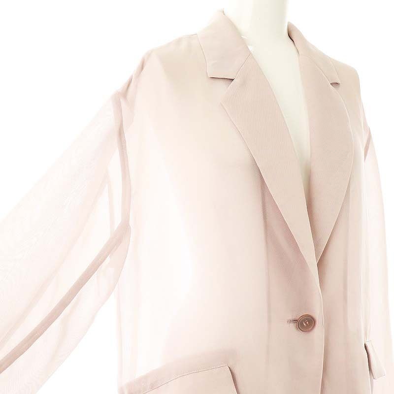 SNIDEL 【極美品】ピンク シアージャケット PNK スナイデル SNIDEL 24SS シアージャケット テーラード 0 ピンク