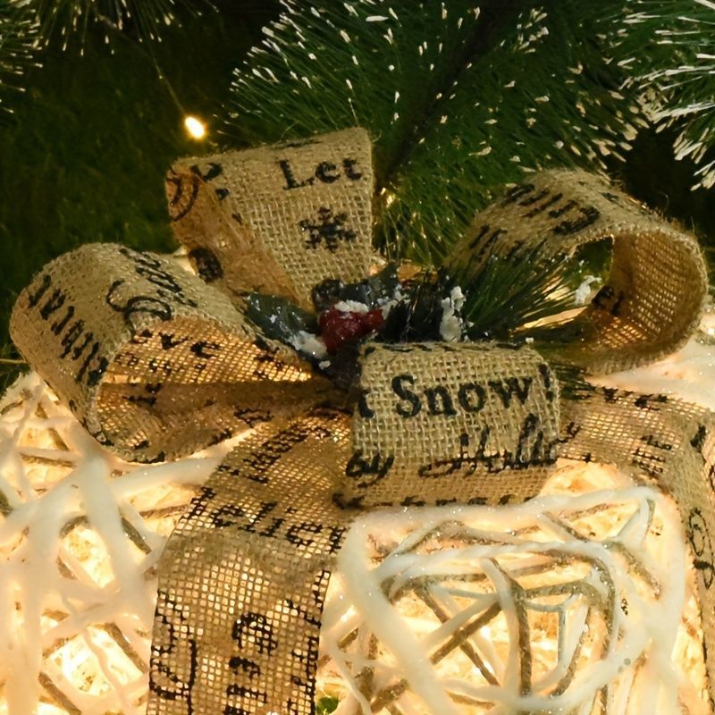 クリスマス オーナメント 飾り LEDライト ボックス 3個セット