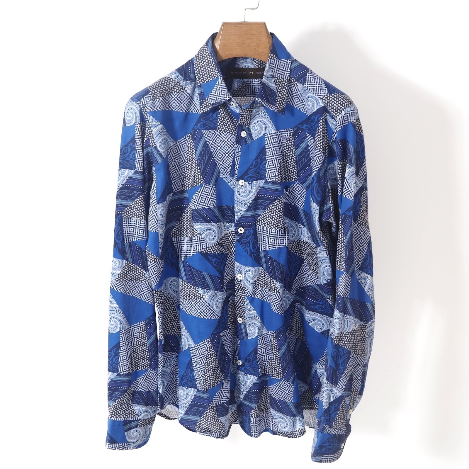 エトロシャツMペイズリーイタリア製