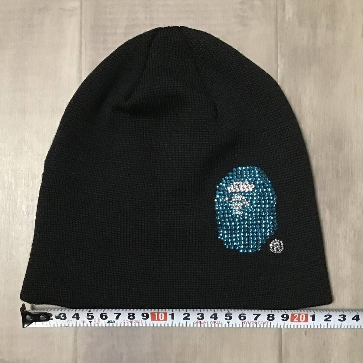 スワロフスキー APE FACE ニット キャップ a bathing ape BAPE