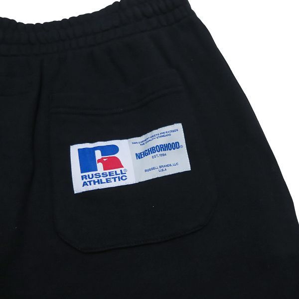NEIGHBORHOOD ネイバーフッド RUSSELL ATHLETIC ラッセルアスレチック 23SS 231XRRUN-PTM01 × RUSSELL ATHLETIC SWEAT PANTS ラッセルアスレチック スウェット パンツ ブラック系 M【中古】 NEIGHBORHOOD ネイバーフッド x RUSSELL ATHLETIC ラッセル