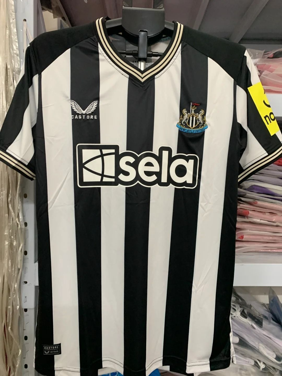新品未使用 ニューカッスル23/24 オーセンティック ユニフォームNo.6  