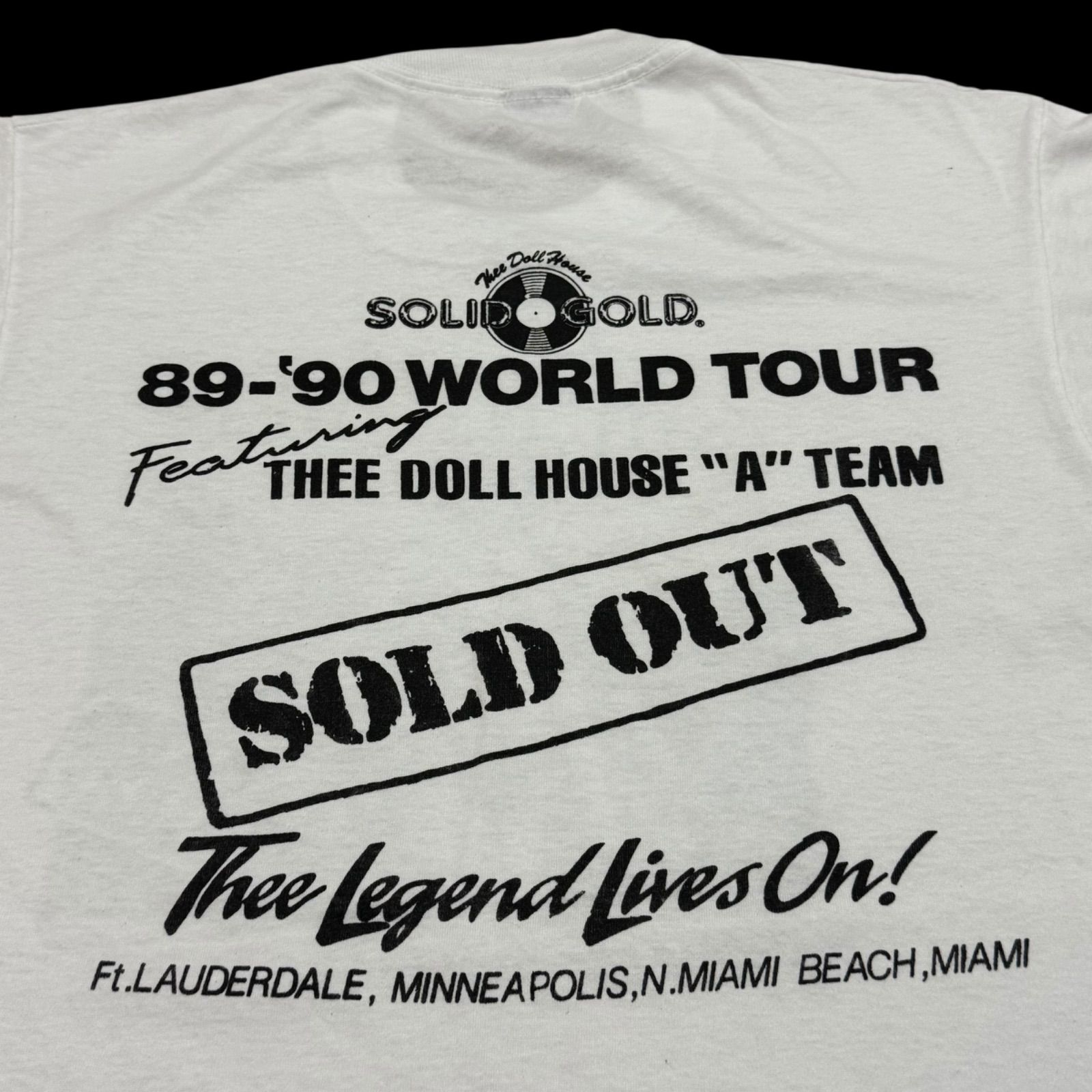 90s Miami Solid Gold Strip Club souvenir Tshirts USA製 Fruits Of 