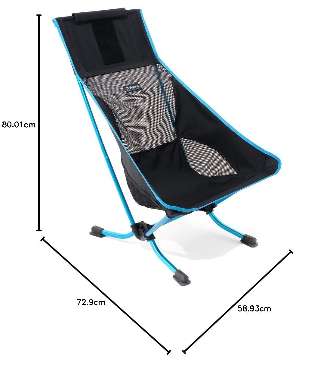 1822234 ブラック ビーチチェア キャンプ Helinox ヘリノックス