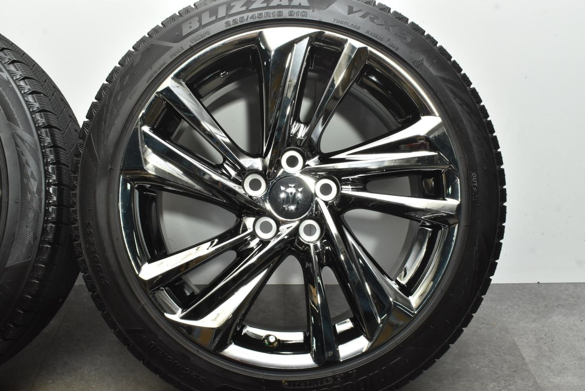 バリ溝】トヨタ 220 クラウン RSアドバンス 後期 純正 18in 8J +