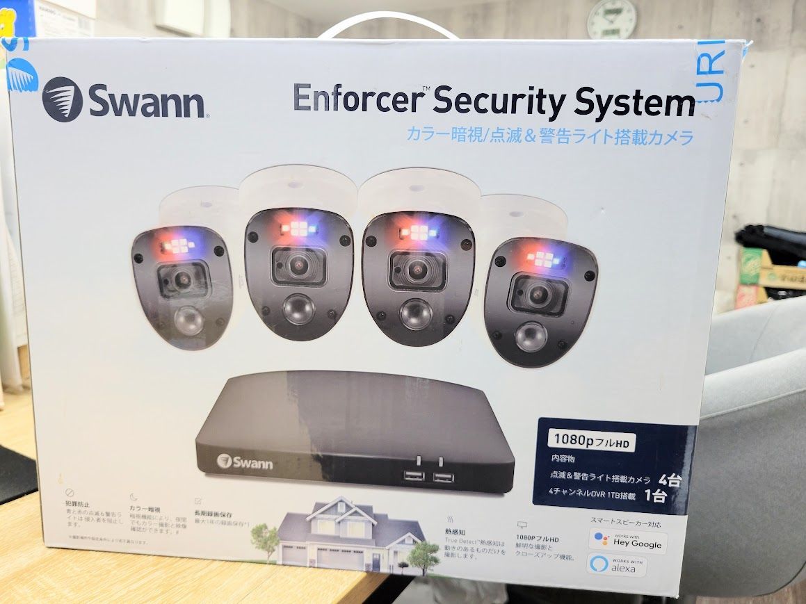 新品未使用！SWANN スワン スマートセキュリティシステム フルHD
