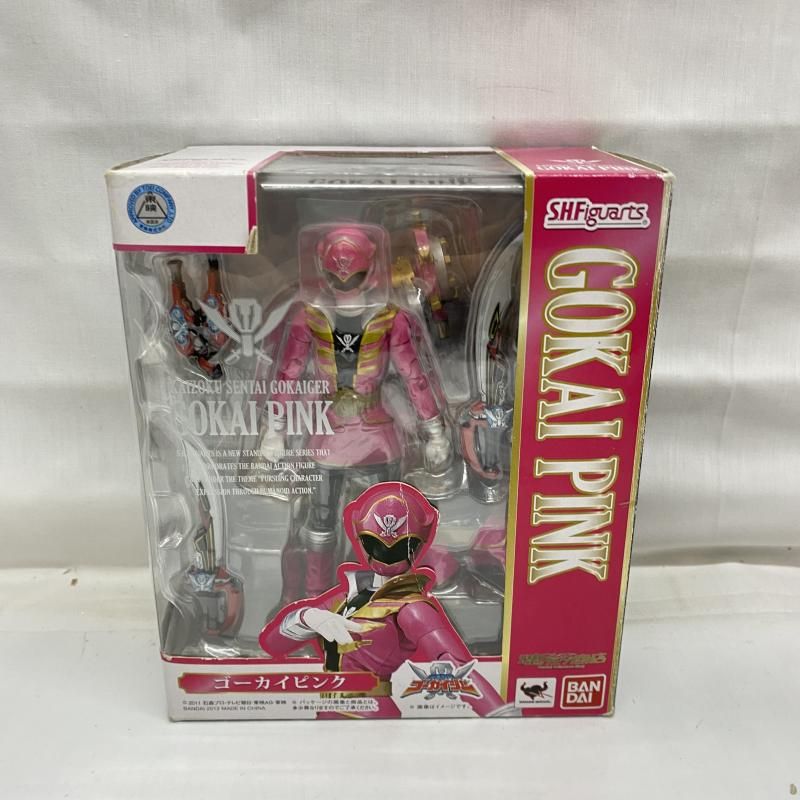 【中古】開封・変色・ベタつき)S.H.Figurts ゴーカイピンク[22]