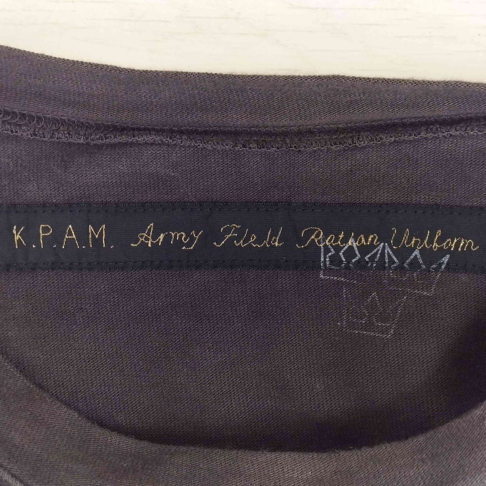 キャピタル KAPITAL 24SS 度詰め天竺 ARMYビーチパック メンズ JPN：2 