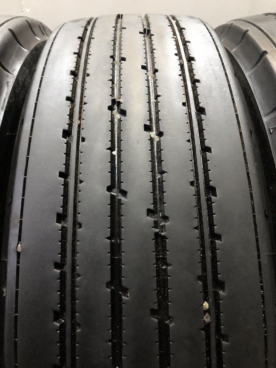 札幌発 引取OK BS RIB R173 245/80R17.5 133/131J 17.5インチ トラックタイヤ 夏タイヤ 6本 21年製 バリ溝 4t 増トン 　(KTS037)