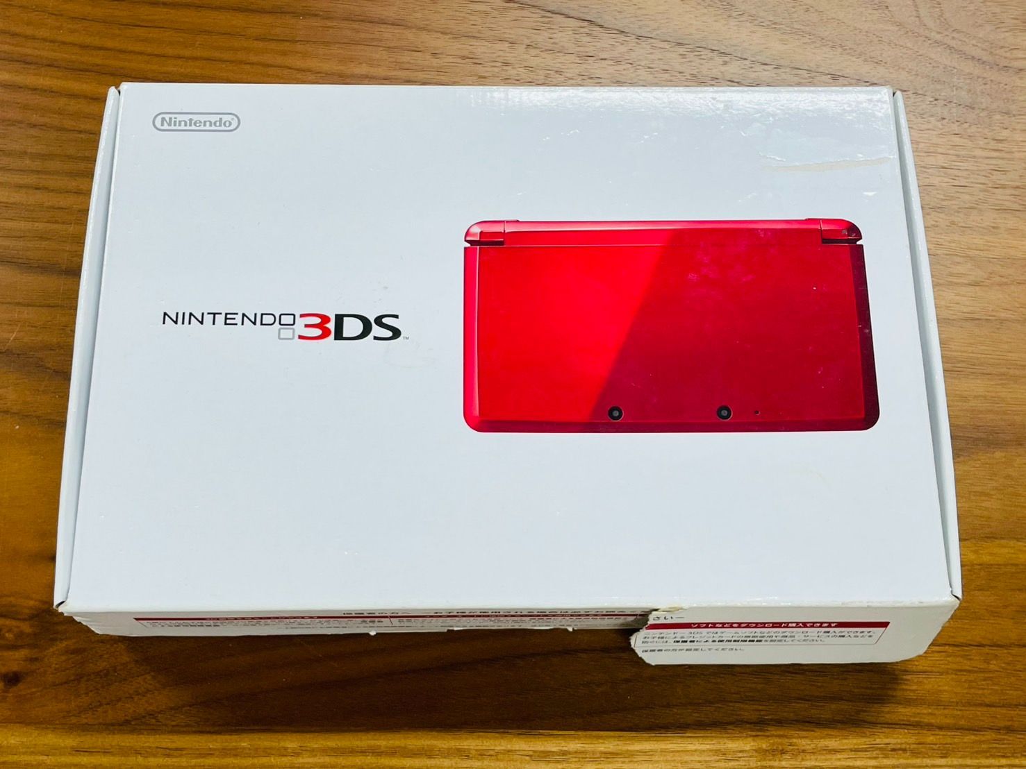 Nintendo 3Ds メタリックレッド 本体 動作確認/初期化済み 箱