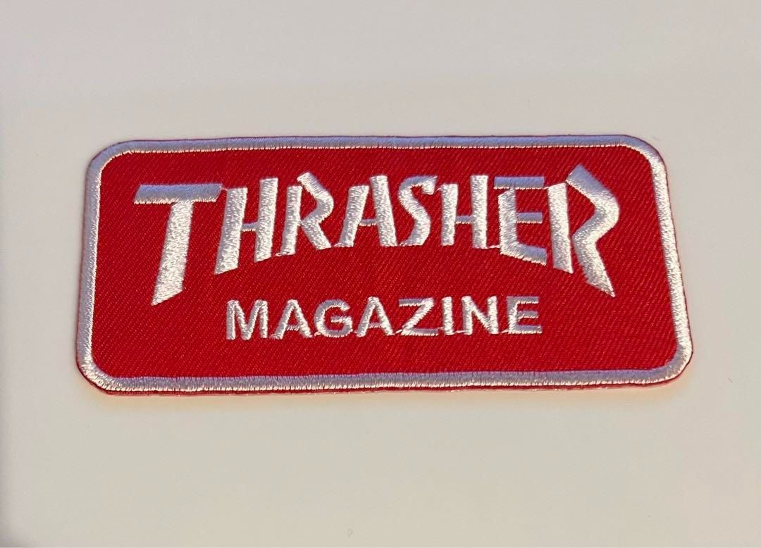 THRASHER MAGAZINE アイロン ワッペンRD - メルカリ