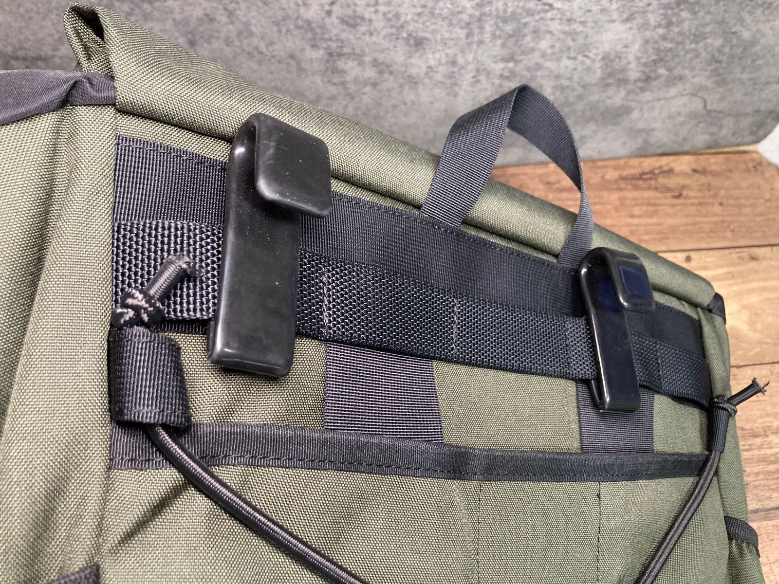 IQ936 フェアウェザー FAIRWEATHER FLAP TOP PANNIER パニアバッグ カーキ 2個セット BRIGHTFACE_UK