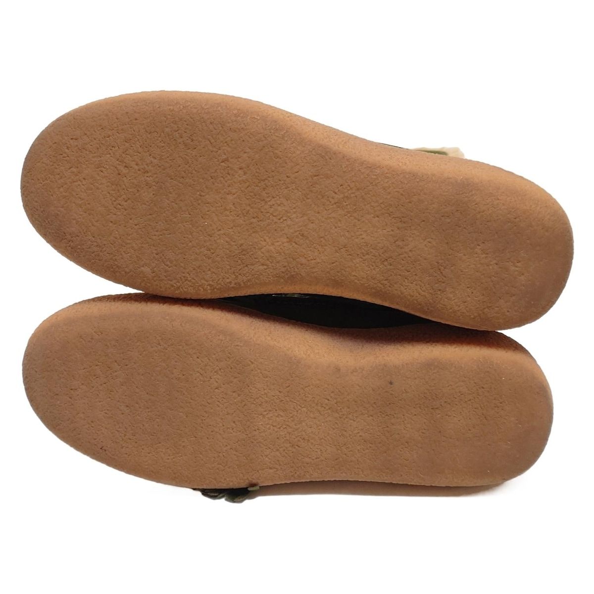 JOCOMOMOLA ホコモモラ ショートブーツ レディース - カーキ×ライトブラウン タッセル ムートン KIN-KAAI_COM