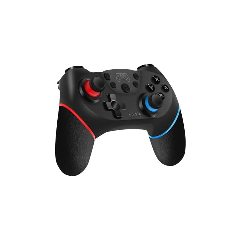 Switch コントローラー ブラック×ブルー×レッド スイッチ コントローラー 無線