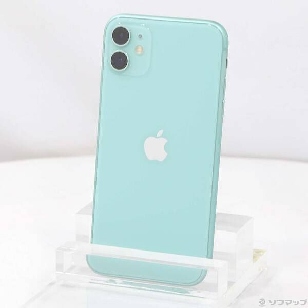 〔 〕iPhone11 64GB グリーン MWLY2J A SIMフリー 258
