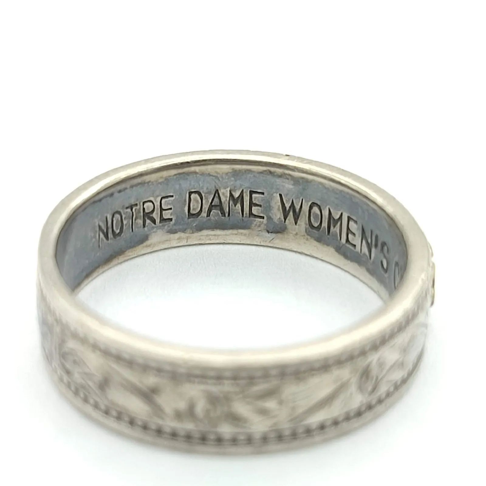 美品】ノートルダム女子大学 卒業記念 リング SILVER K18×シルバー925