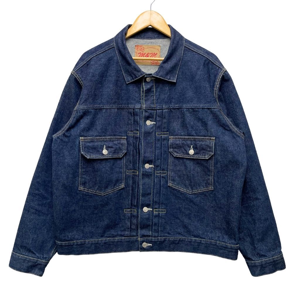 M-M エムアンドエム ×マシス デニムジャケット Gジャン デニムジャケット コットン インディゴ サイズ XL | 50529