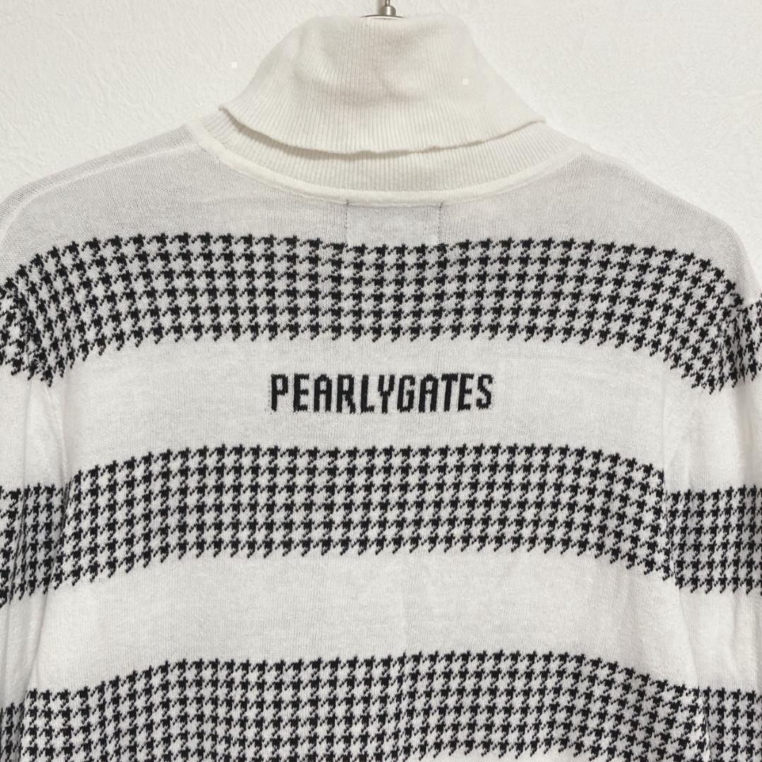 PEARLY GATES パーリーゲイツ　タートルネック　ニット　セーター 2 PEARLY GATES パーリーゲイツ タートルネック ニット セーター 2