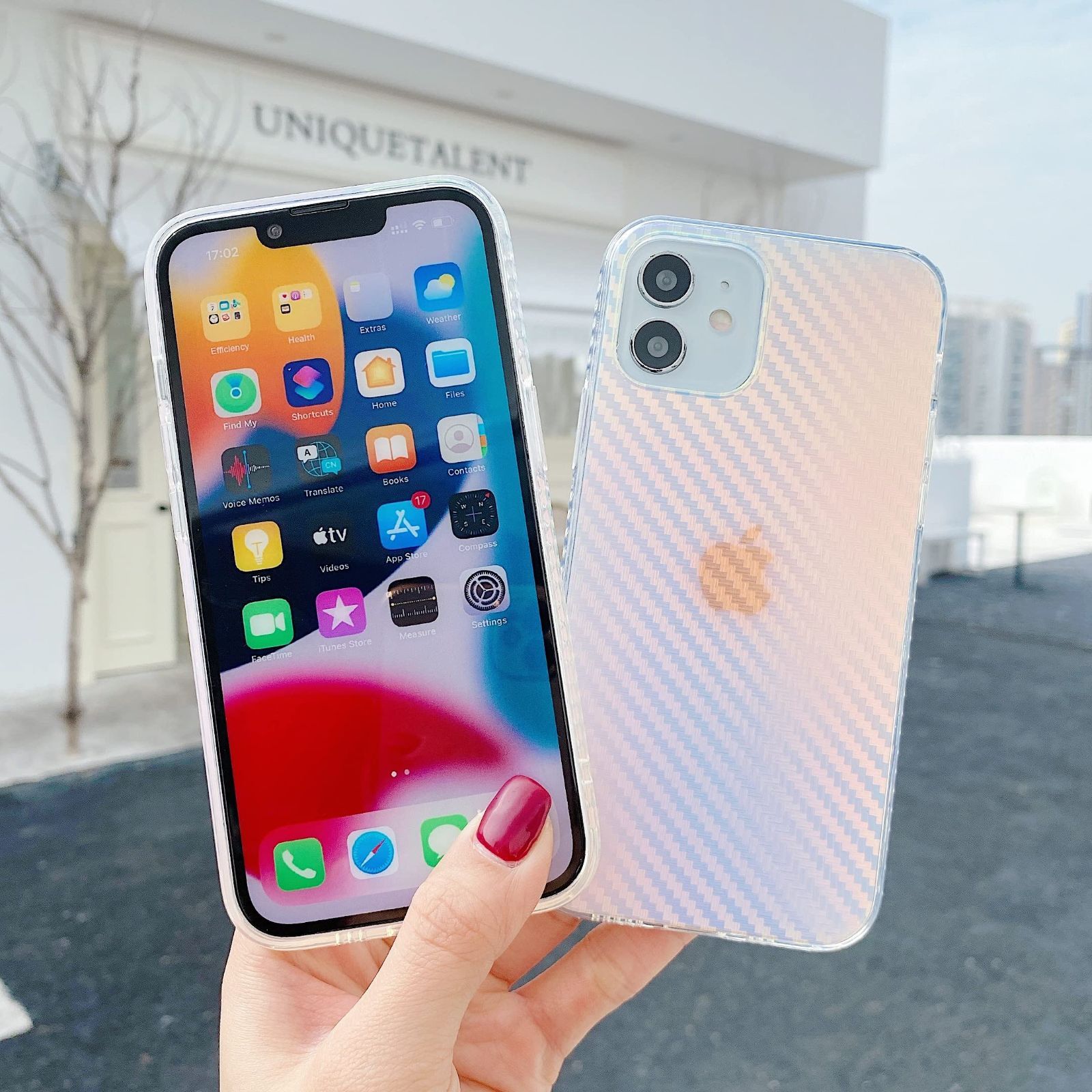 iPhone13 ケース 半クリア オーロラ柄 iPhone13 カ オーロラ 半透明 iPhone14 iPhone13 ケース iPhone 14 Pro iPhone12 iPhone 13 Pro 12Pro  かわいい アイフォン14 おしゃれ アイフォン13 iPhone13プロ 韓国 カバー スマホケース アイフォン14プロケース マット セミクリア