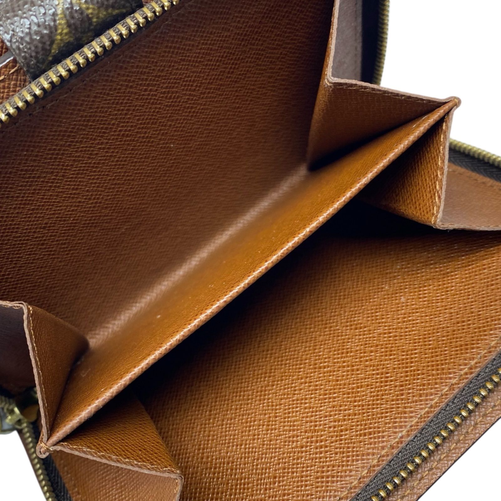 ○ルイ ヴィトン LOUIS VUITTON ポルト パピエ ジップ モノグラム 二