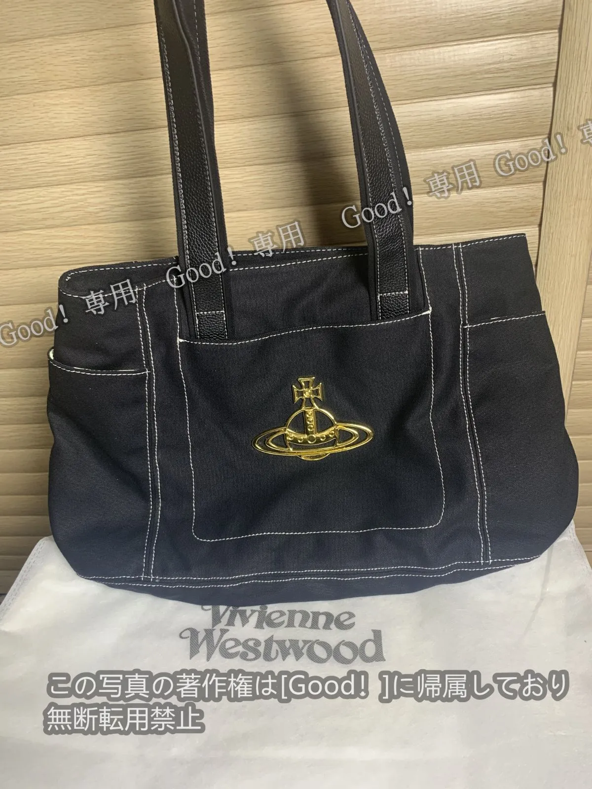 人気 Vivienne Westwood ヴィヴィアンウエストウッド エッジウェア トートバッグ 大容量 A4 黒 EDGWARE Rd オーブ  キャンバス ハンドバッグ|mercariメルカリ官方指定廠商|Bibian比比昂代買代購