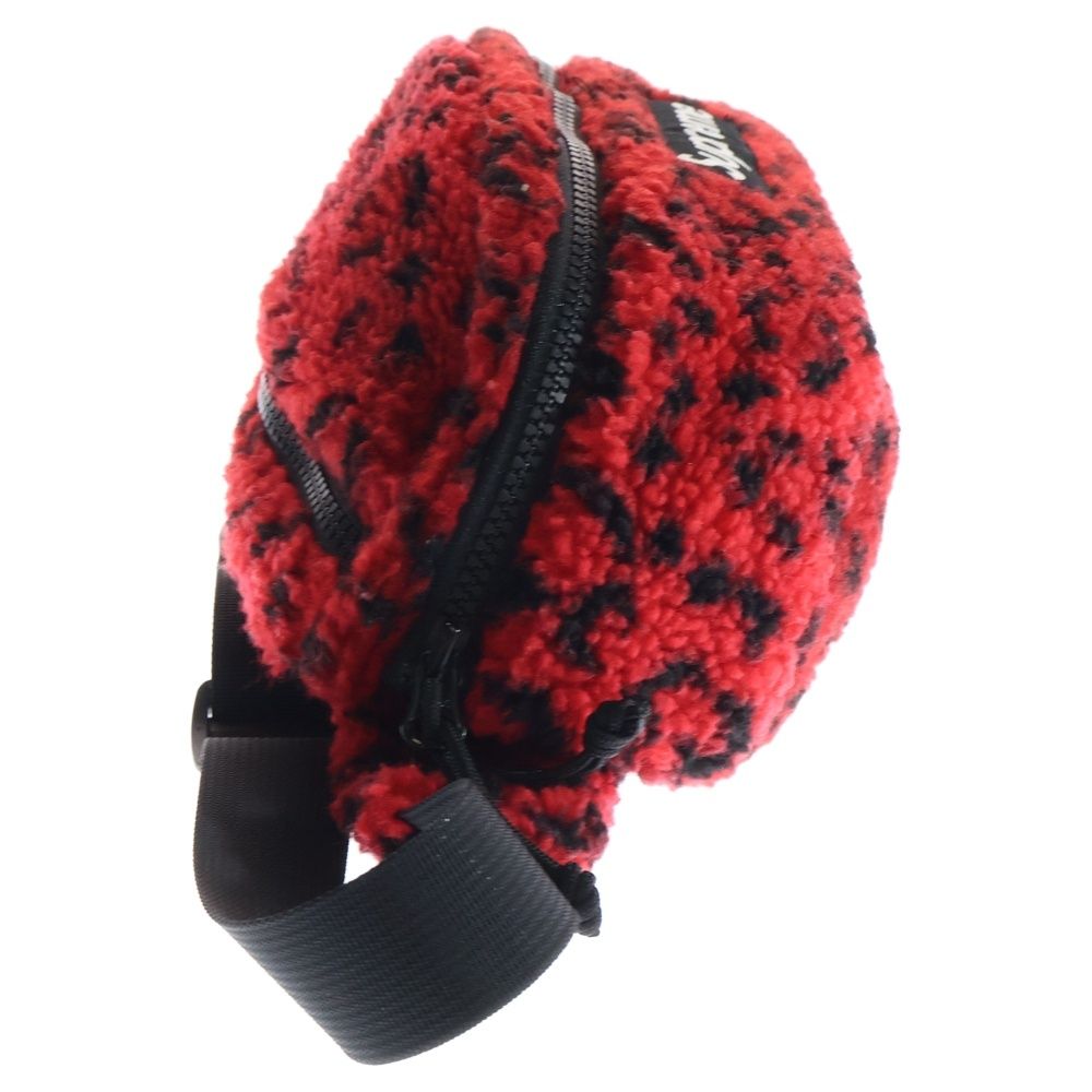 バッグ supreme 17aw leopard fleece west bag FW17 Supreme Leopard Fleece Waist Bag - ウエストバッグ