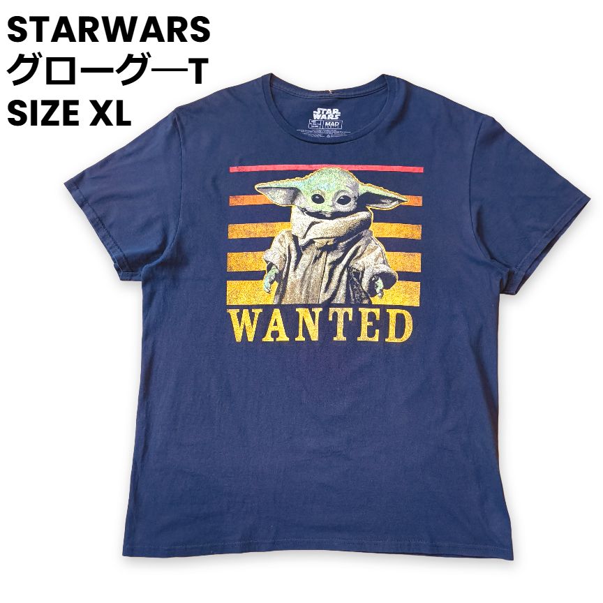 XLサイズ】STAR WARS スターウォーズ グローグー WANTED Tシャツ