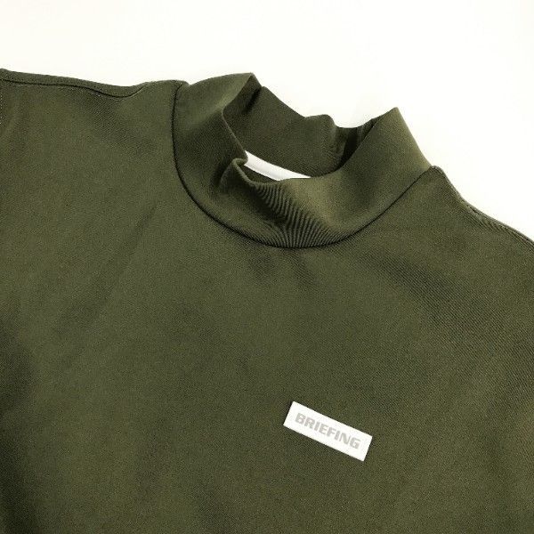 BRIEFING GOLF 2021年 長袖ハイネックワンピース グリーン系 L